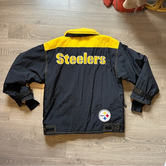 Champion Black and Yellow Steelers Winter Jacket - Picture 8 of 12